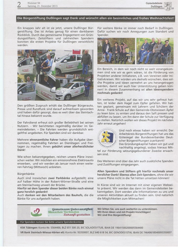 Gemeindeboten 94 / 2013